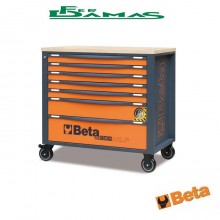 CASSETTIERA BETA PORTA ATTREZZI MODELLO LUNGO CON 7 CASSETTI ART. RSC24AXLP/7